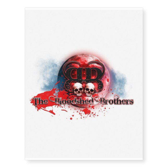 Bloodshed Temp Tattoos (Front)