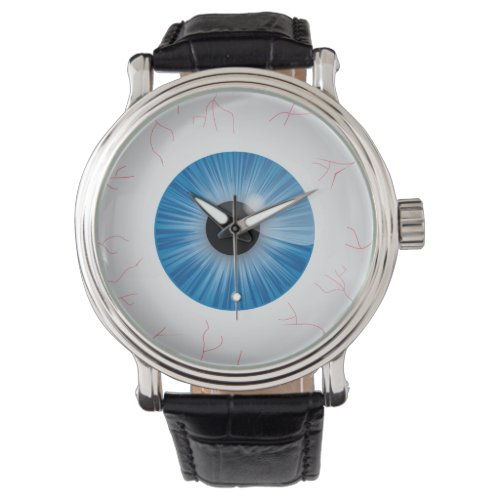 Bloodshot Blue Eyeball Watch