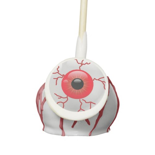 Bloodshot Eyeball Halloween Cake Pop