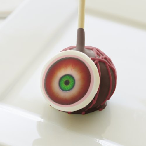 Bloodshot Eyeball Halloween Cake Pops