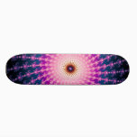 Bloodshot Fractal Swirl Skateboard