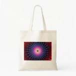 Bloodshot Fractal Swirl Tote Bag