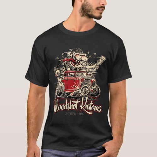 Bloodshot Kustoms _ Monster Weirdo T_Shirt