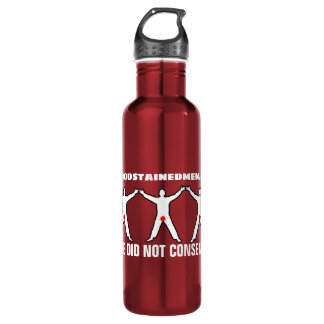 BloodstainedMen.org - WE DID NOT CONSENT! Stainless Steel Water Bottle