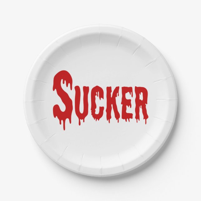 BLOODSUCKER PAPER PLATES (Front)