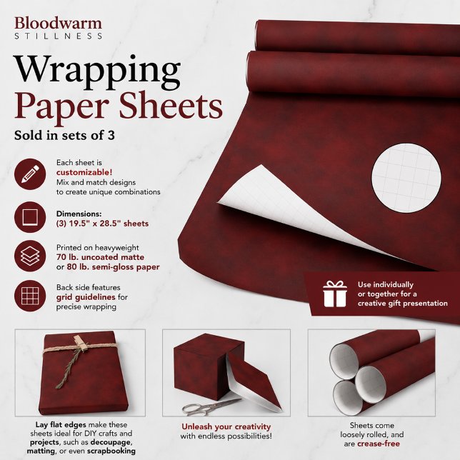 Bloodwarm Stillness Wrapping Paper Sheets (Creator Uploaded)