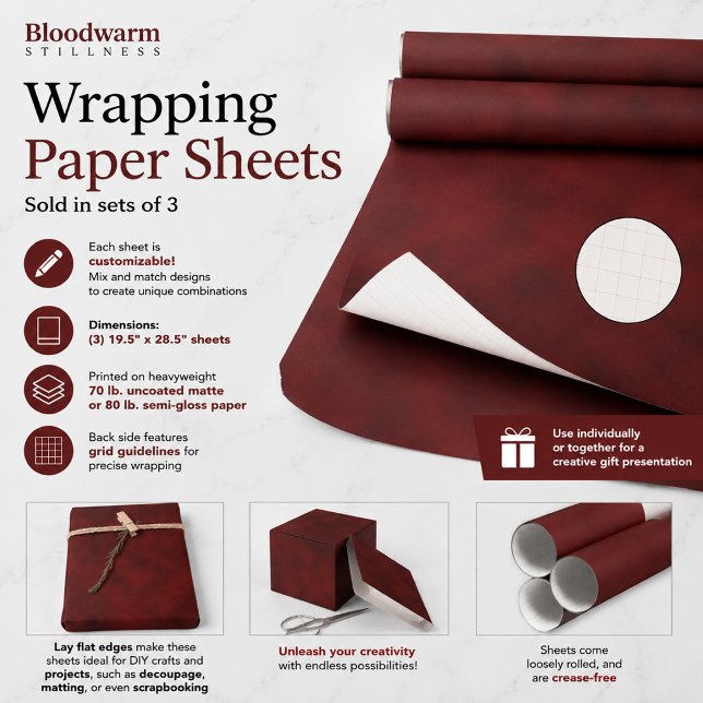 Bloodwarm Stillness Wrapping Paper Sheets (Creator Uploaded)
