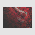 Bloody Ax Scary Horror Halloween Party Tissue Paper<br><div class="desc">Bloody Ax Scary Horror Halloween Tissue Paper</div>