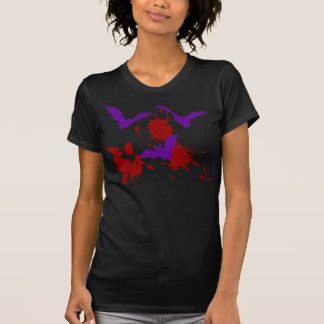 BLOODY BATS RED AND PURPLE T-Shirt