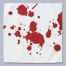 Bloody Blood Spatter Bandage Halloween Costume Bandana