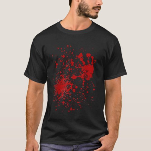 Bloody Blood Zombie Halloween Costume  4325 Essent T_Shirt