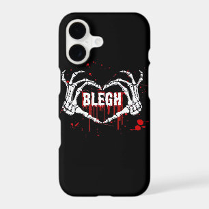 Bloody Breakdown, Skeleton Heart Hands Emo, Metalc iPhone 17 Case