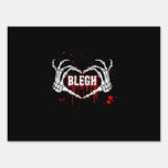 Bloody Breakdown, Skeleton Heart Hands Emo, Metalc Sign