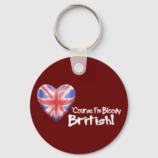 Bloody British Keychain