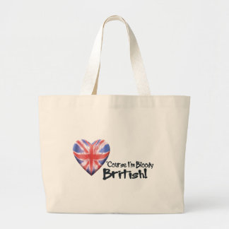 Bloody British Large Tote Bag