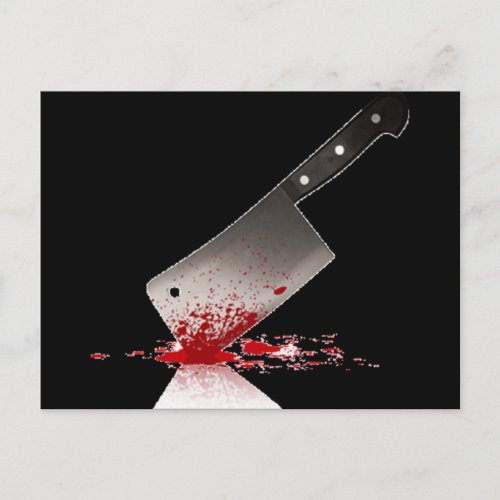 Bloody Cleaver Postcard