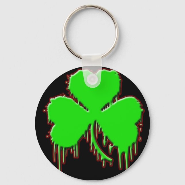 Bloody Clover Keychain (Front)