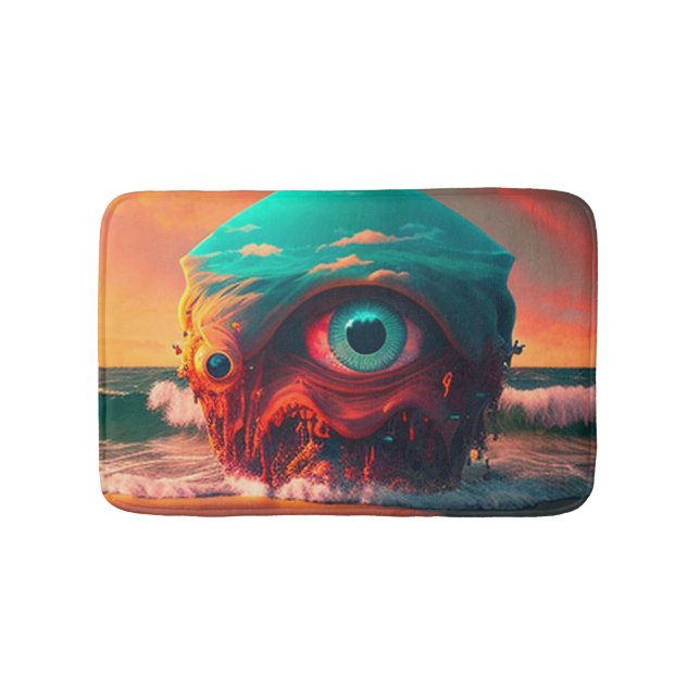 Bloody Eyes Bath Mat (Front)