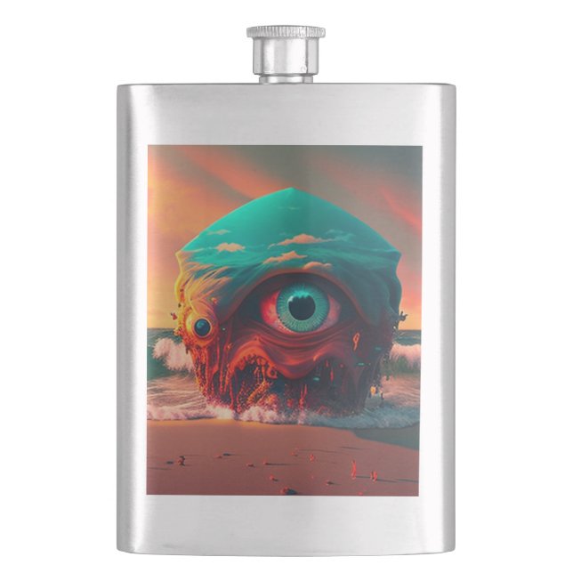 Bloody Eyes Flask (Front)