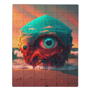 Bloody Eyes Jigsaw Puzzle