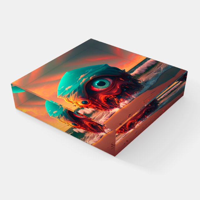 Bloody Eyes Paperweight (Angled)