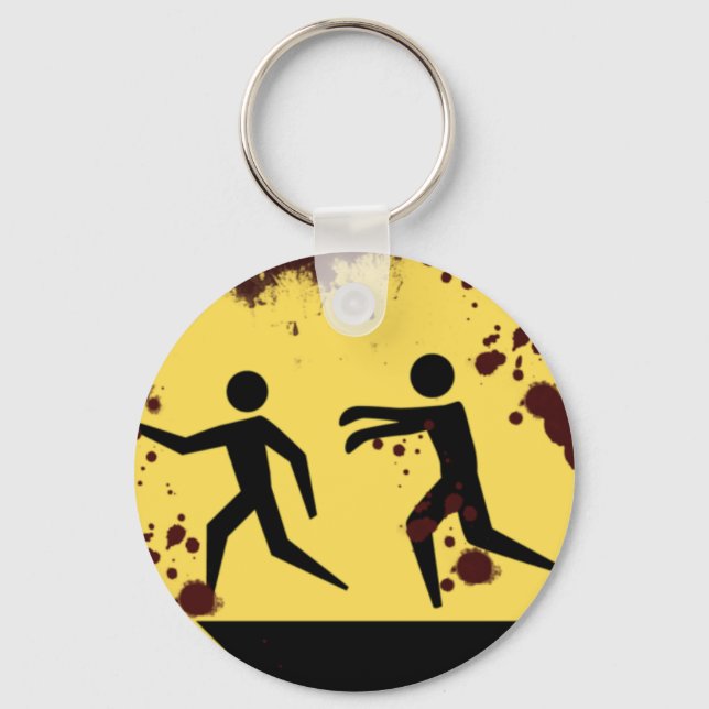 Bloody Fast Moving Zombies Keychain (Front)