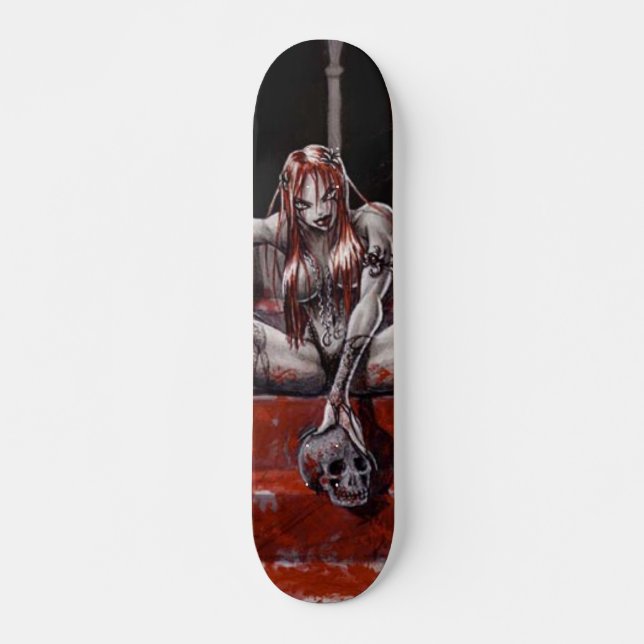 Bloody Girl Skateboard Deck (Front)