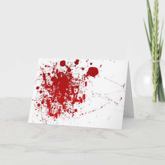 Bloody Greeting Card (Front)