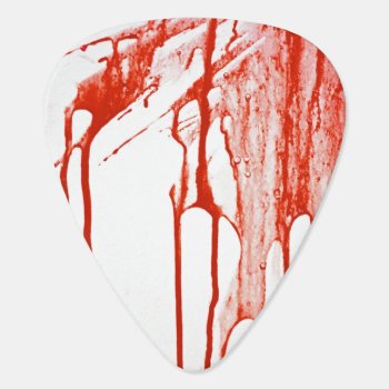 Bloody Guitar Pick by The_Pick_Place at Zazzle