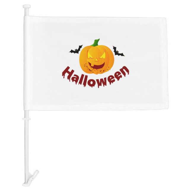 bloody Halloween   Car Flag (Front)