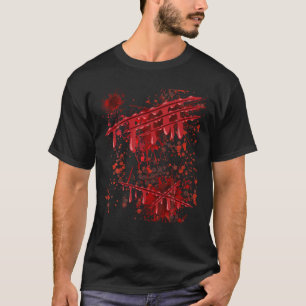 Bloody Halloween Costume Matching Couples Blood Me T-Shirt