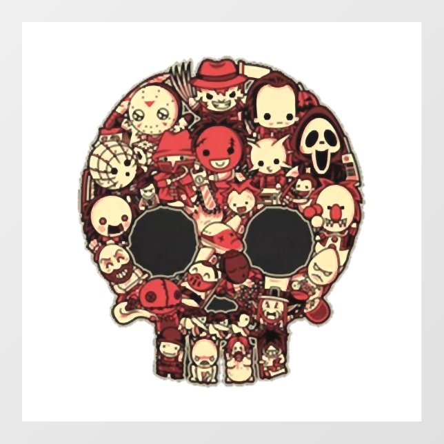 Bloody halloween floor decals (Front)