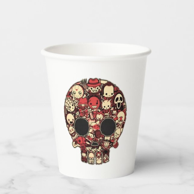 Bloody halloween paper cups (Front)