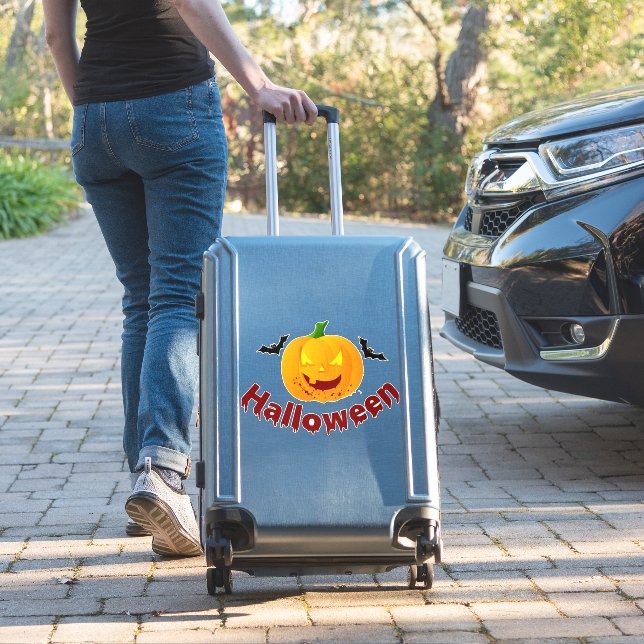 bloody Halloween   Sticker (Suitcase Insitu)