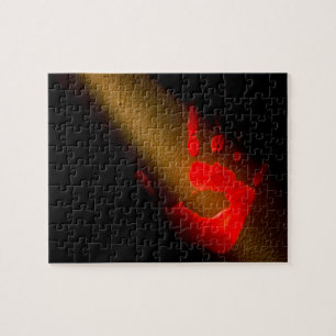 Bloody Hand Jigsaw Puzzle