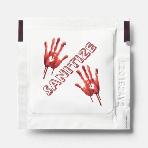 Bloody Hand Prints Sanitize