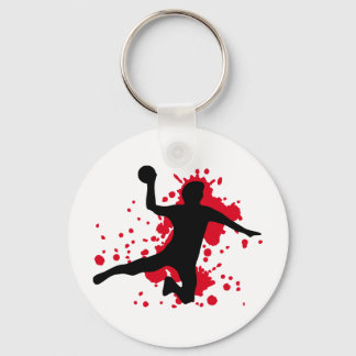 bloody handball dodgeball keychain