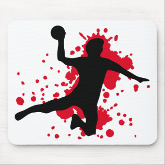bloody handball dodgeball mouse pad