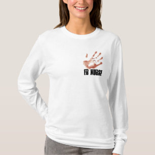 bloody handed ER Nurse T-Shirt