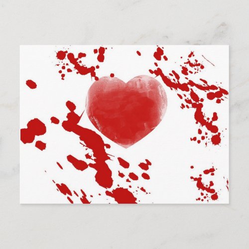 Bloody Heart Postcard