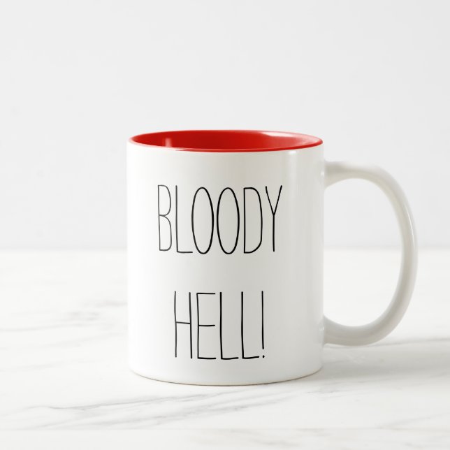 Bloody Hell Two-Tone Coffee Mug (Right)