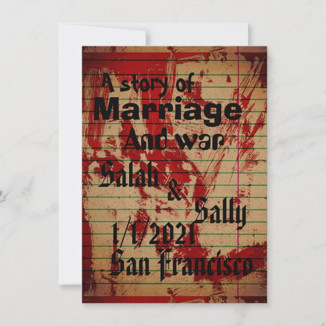 Bloody Invitation (Front)