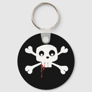 Bloody Jolly Roger Keychain