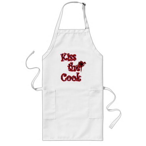 Bloody Kiss the Cook Apron _ Bone to the Dog