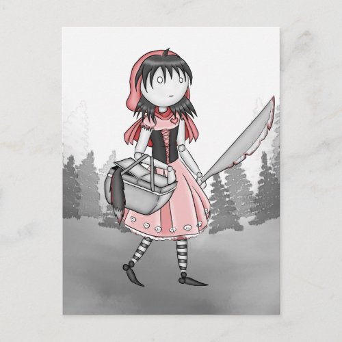 Bloody Lil Red v2 Postcard