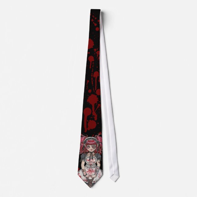 Bloody Lolita Gothic Tie (Front)