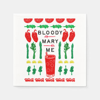 Bloody Mary Bev Naps Napkins