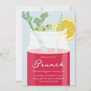 Bloody Mary Brunch Invitation