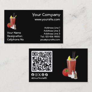 Bloody Mary Business Card