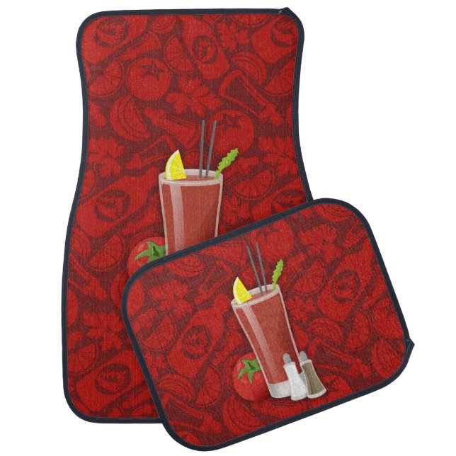Bloody Mary Car Mat (Set)